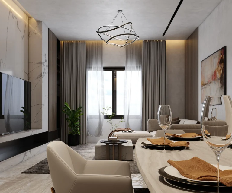تصميم داخلي لعمارة سكنية في حي قرطبة — صورة 16