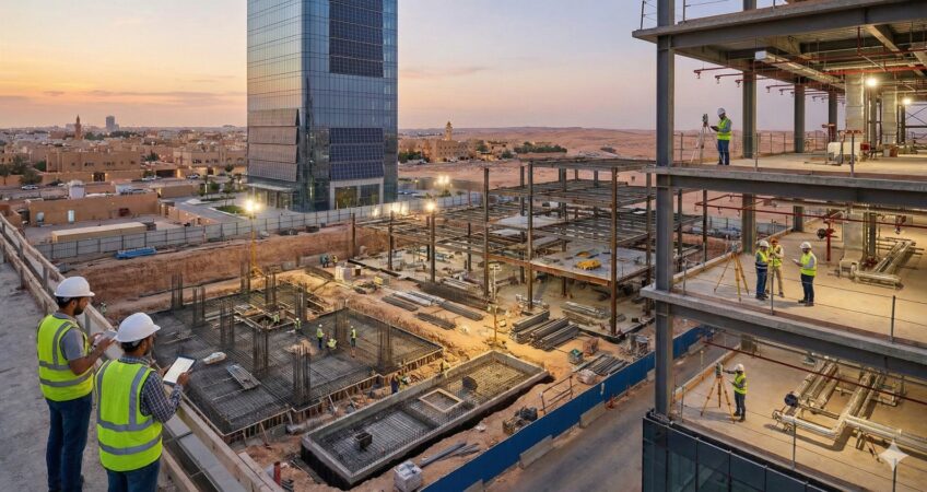 مطابقة الكود السعودي تعني سلامة أعلى، ترخيص أسرع، وتكاليف أقل على المدى الطويل. تعرّف كيف نضمن 100% مطابقة عبر خطة واضحة ونقاط تفتيش موثقة.