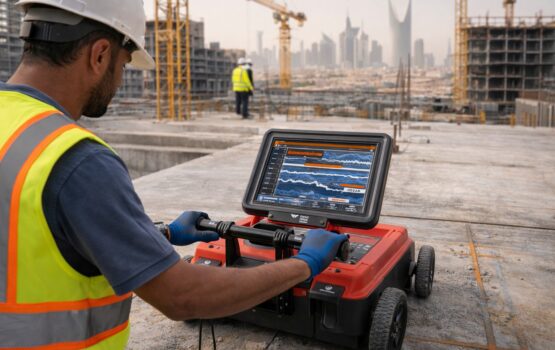 فحص GPR في الرياض يحدّد التسليح والفراغات والخدمات المدفونة قبل الحفر أو التخريم، لتفادي المخاطر وتقليل التكاليف وتأخير الأعمال مع تقرير مختوم يمكن الاعتماد عليه.