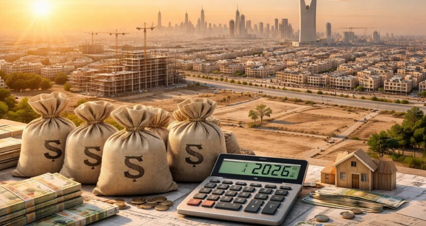 ابتداءً من 1 يناير 2026 تبدأ فوترة رسوم الأراضي البيضاء في الرياض. تعرّف كيف تحمي ميزانيتك باستخراج رخصة بناء مبكرًا وخطة عملية لتجنّب الغرامات والتأخير.